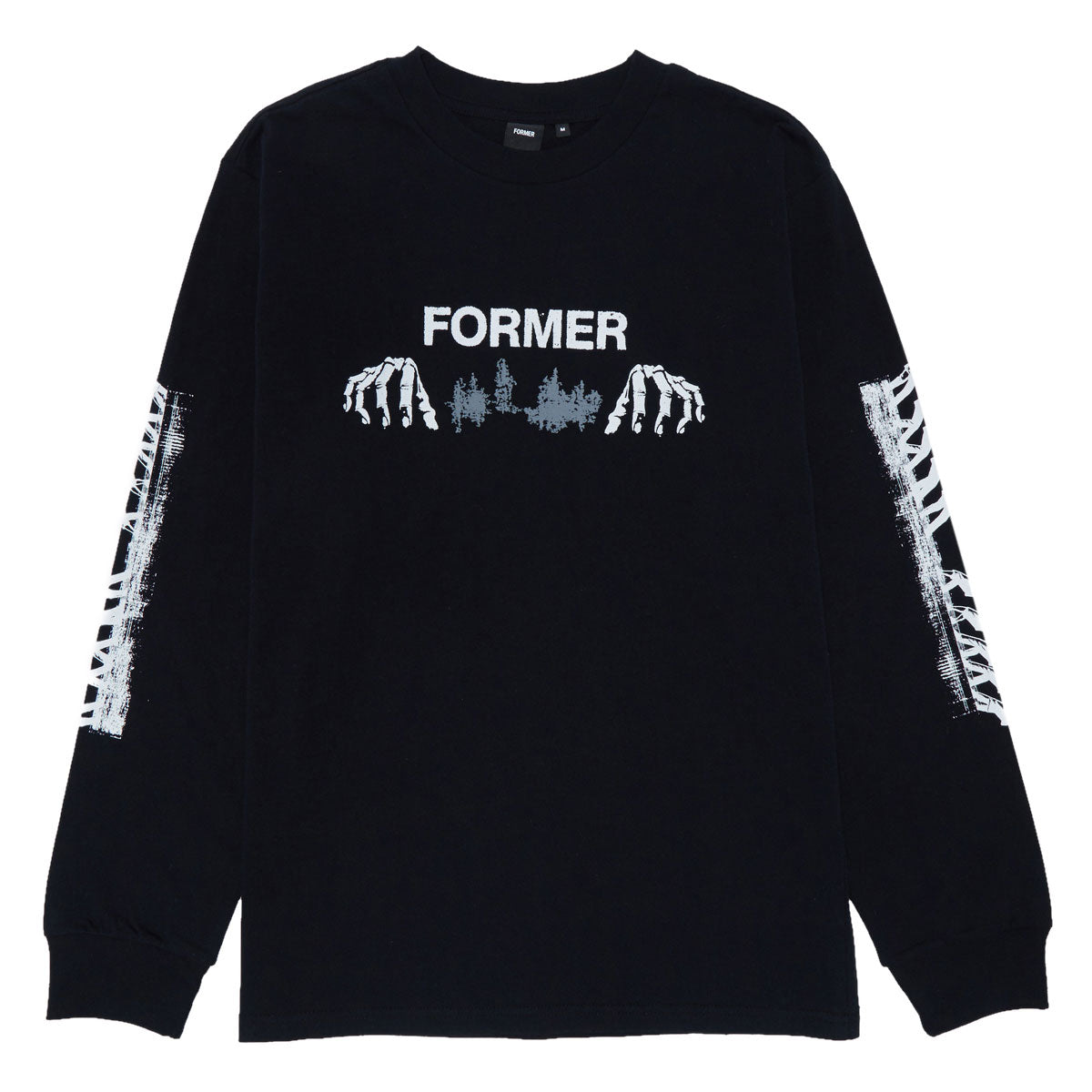 Former Engineered Long Sleeve T-Shirt - Black image 1