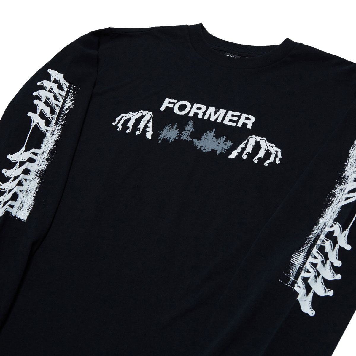 Former Engineered Long Sleeve T-Shirt - Black image 2