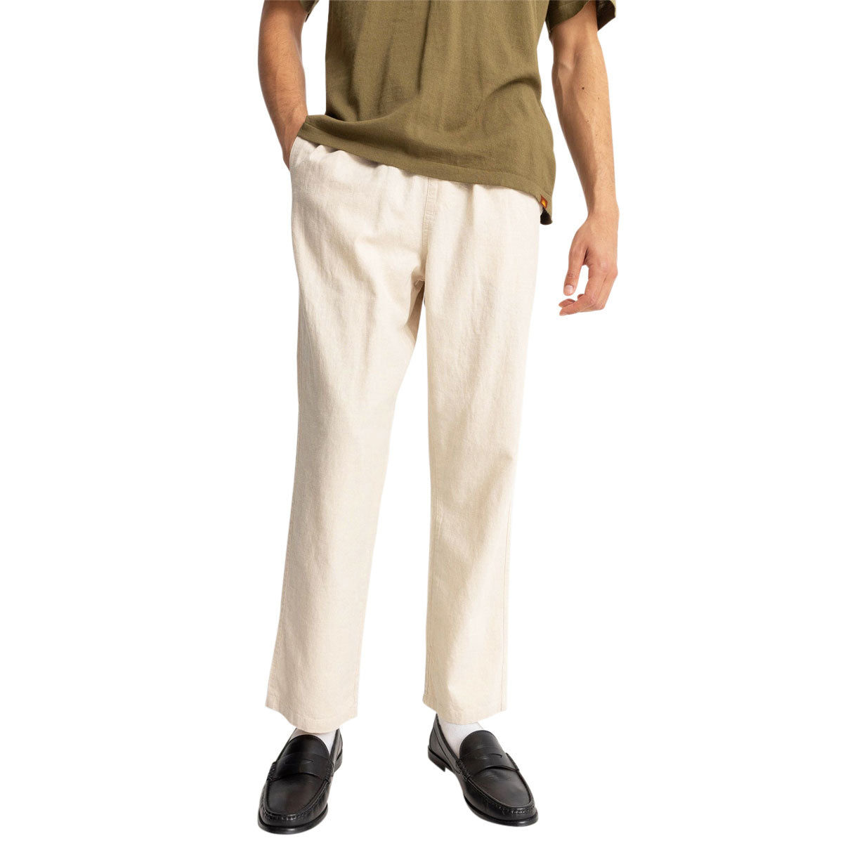 Rhythm Linen Jam Pants - Bone image 1