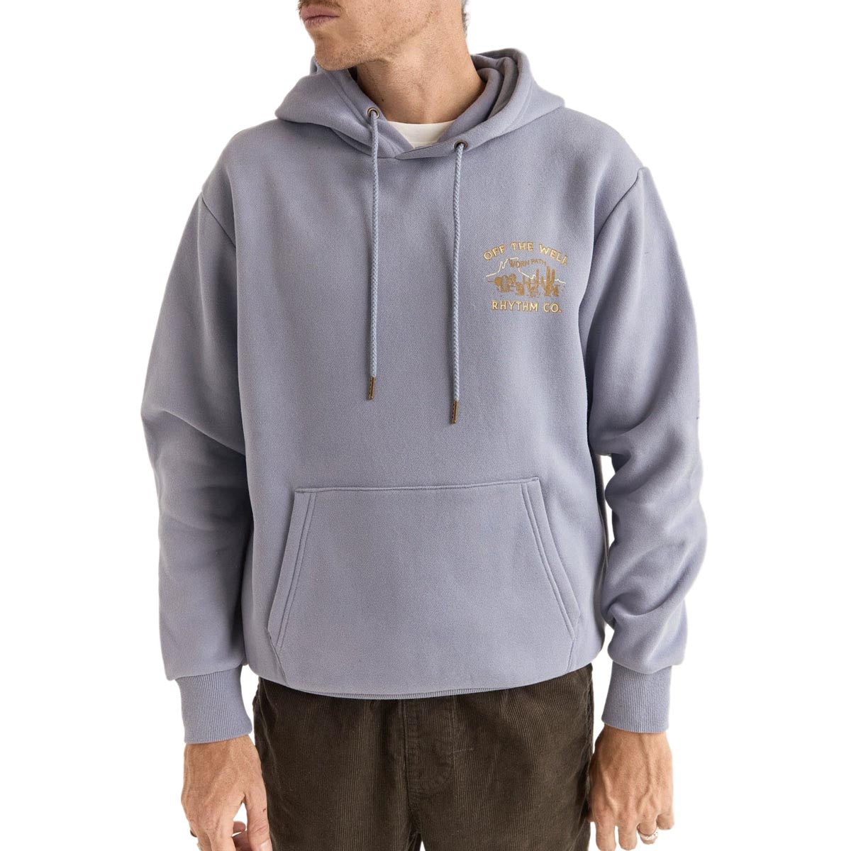 Rhythm Worn Path Fleece Hoodie - Sea Blue image 1