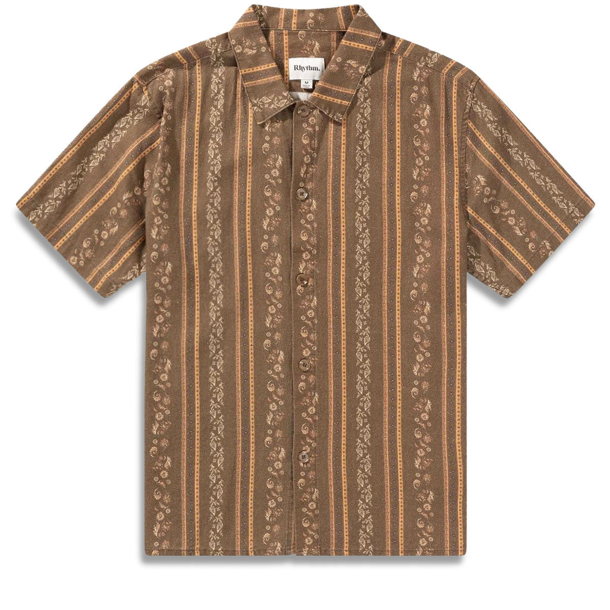 Rhythm Paisley Stripe Shirt - Tobacco image 4