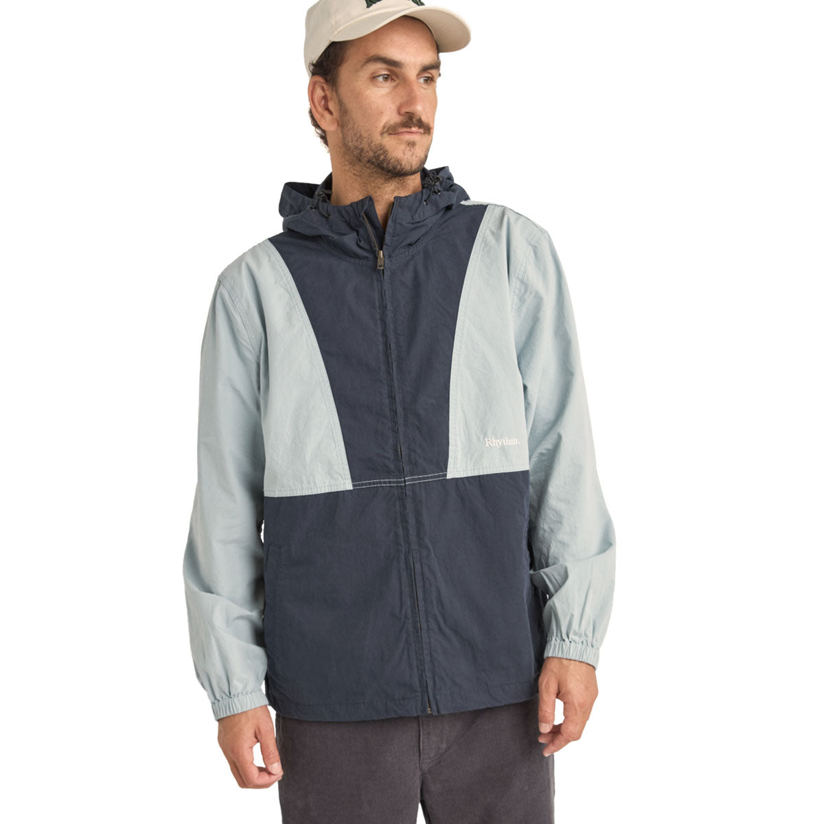 Rhythm Cascade Windbreaker Jacket - Storm Blue image 1