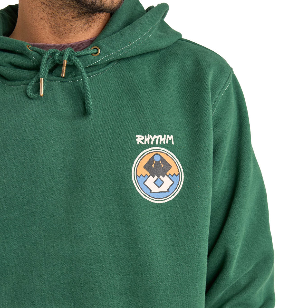 Rhythm Channel Fleece Hoodie - Vintage Green image 2