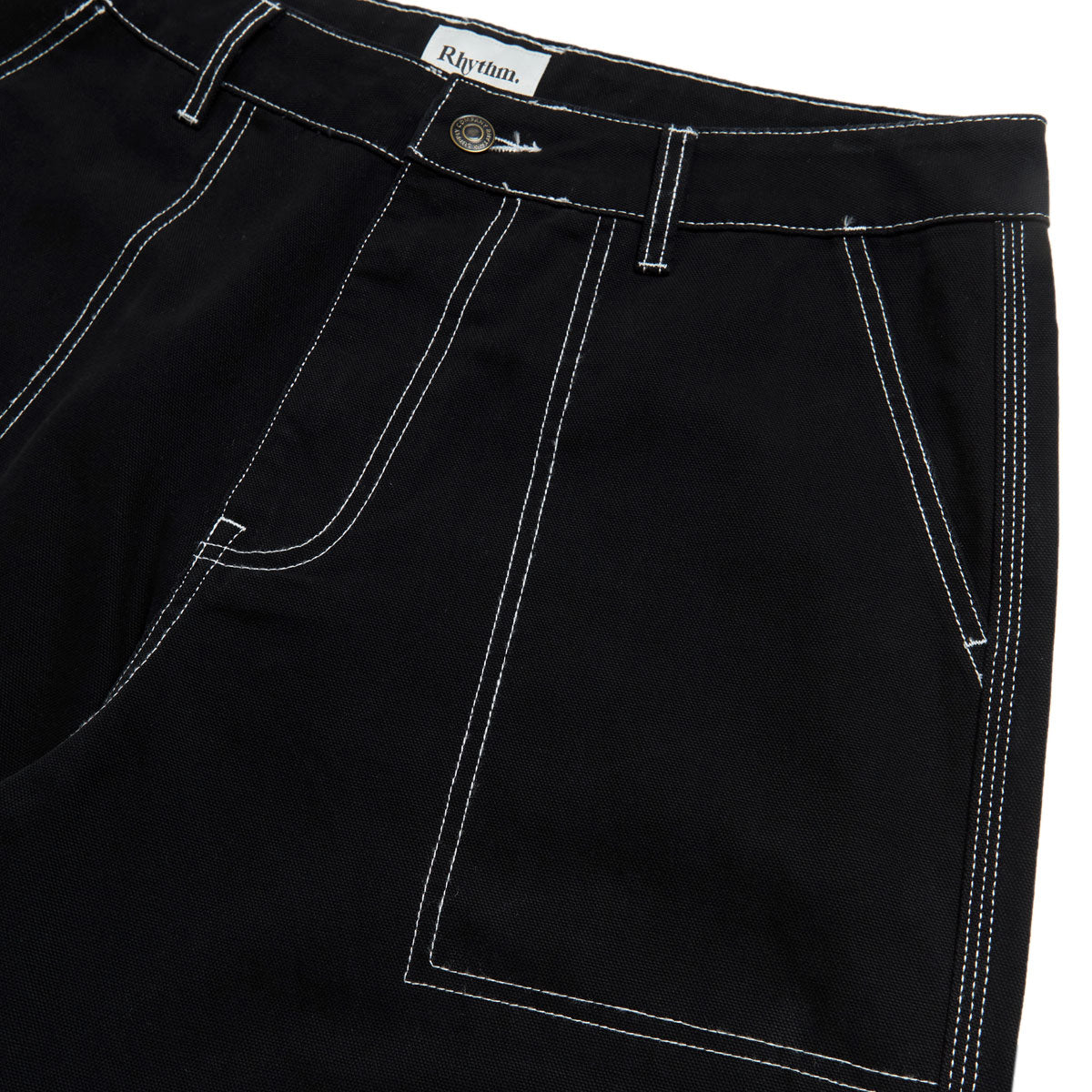 Rhythm Carpenter Canvas Pants - Black image 2