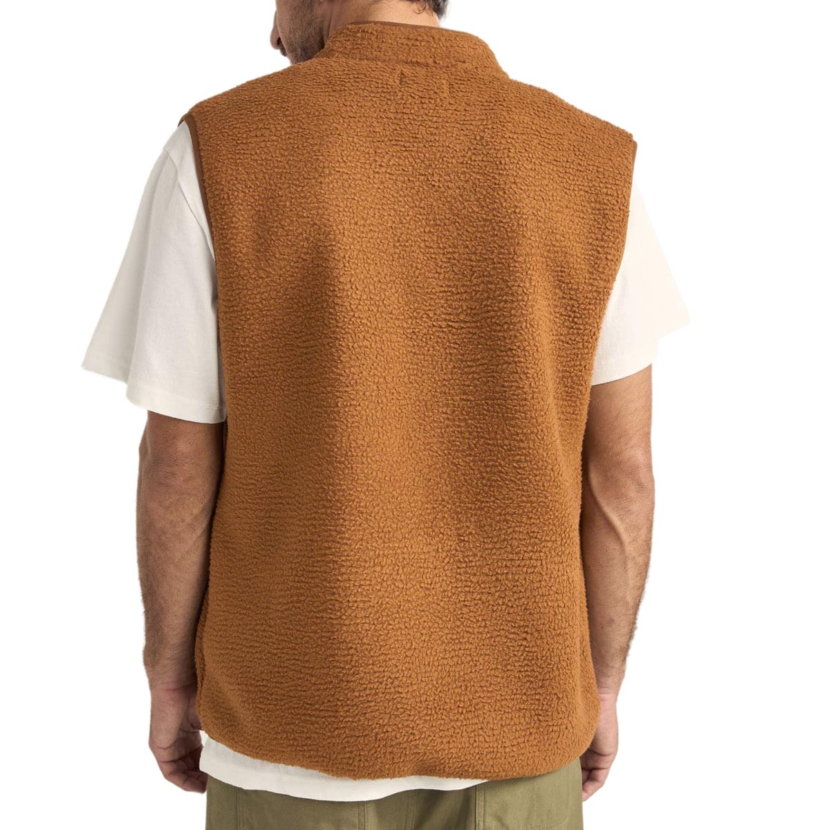 Rhythm Marco Sherpa Vest - Tobacco image 3