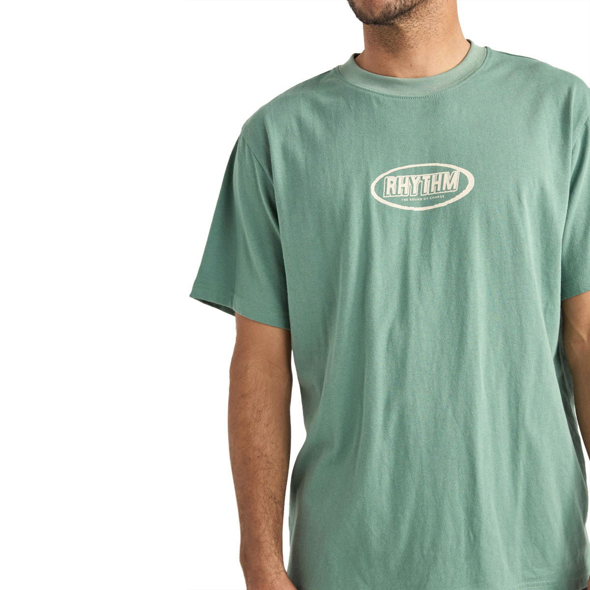 Rhythm Elliptic Printed Vintage T-Shirt - Vintage Green image 3