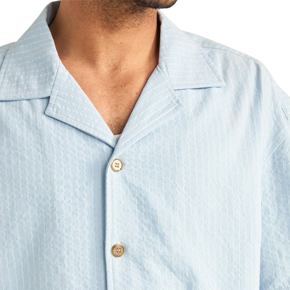 Rhythm Relaxed Stripe Shirt - Blue image 3