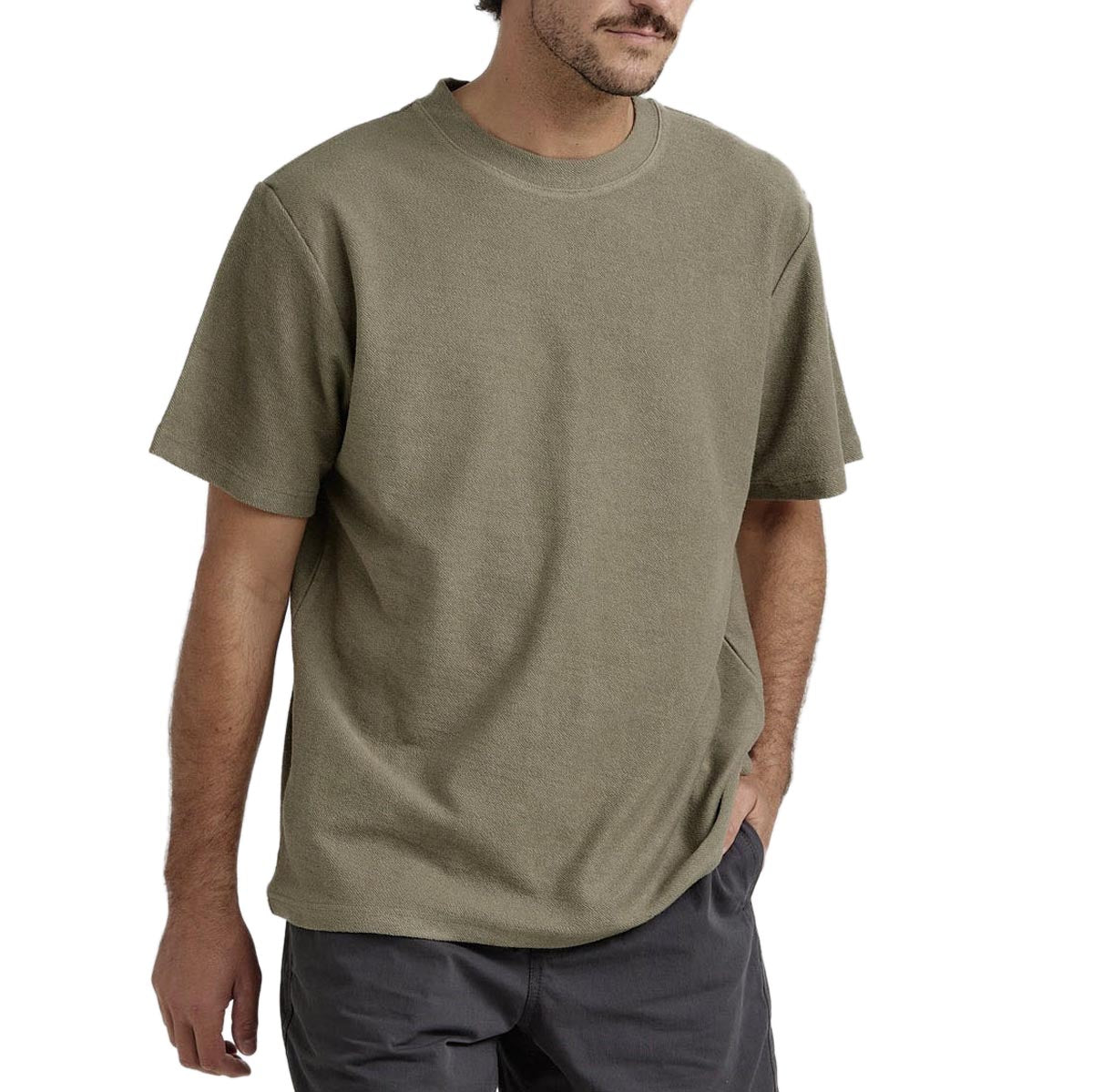 Rhythm Vintage Terry T-Shirt - Moss image 1