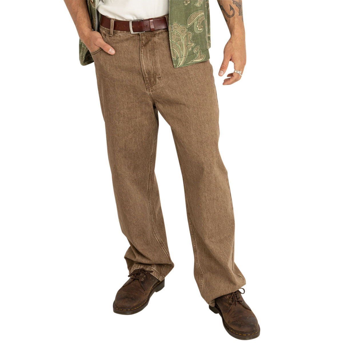 Rhythm Subtle Baggy Jeans - Chai image 2