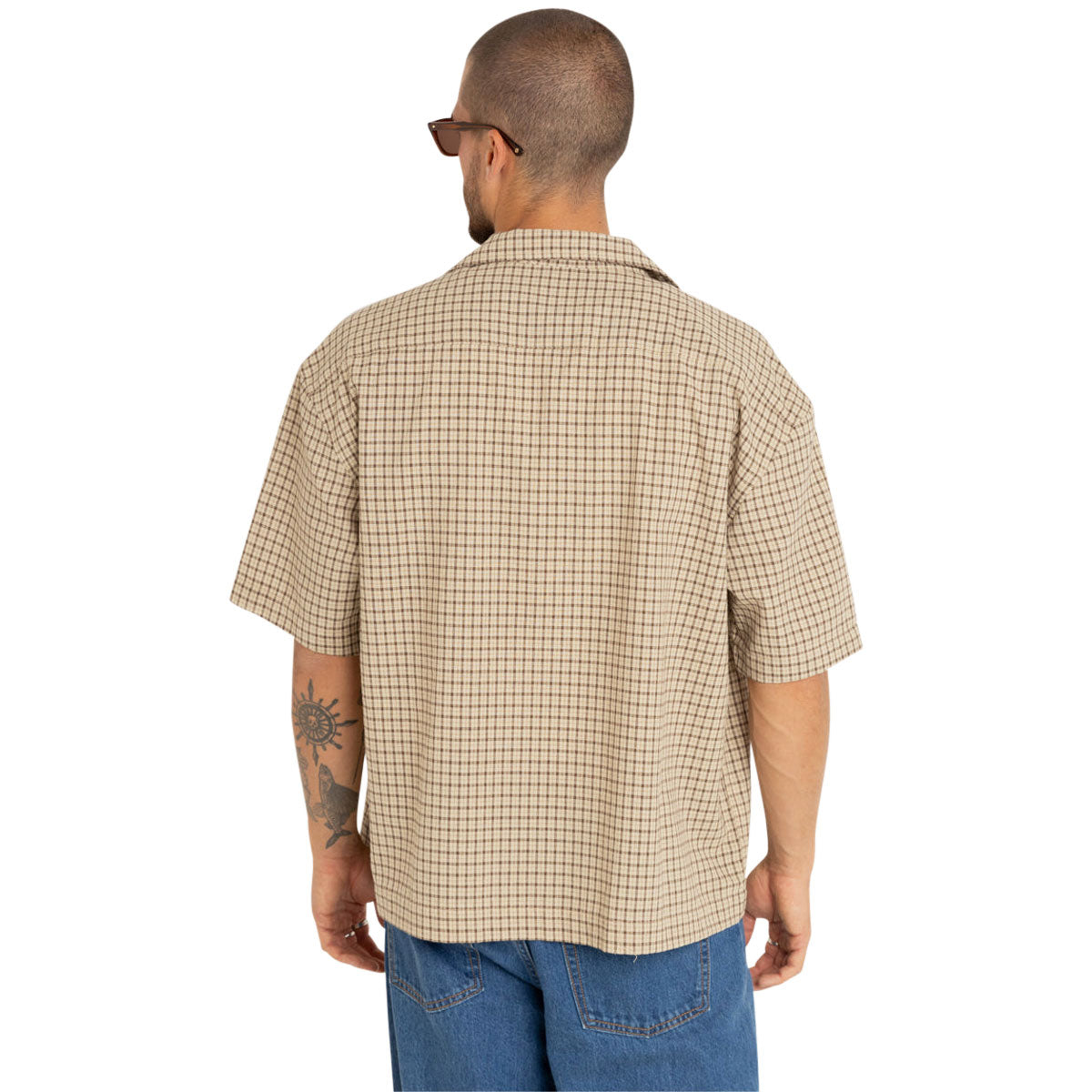Rhythm Jeremy Check Shirt - Ochre image 2