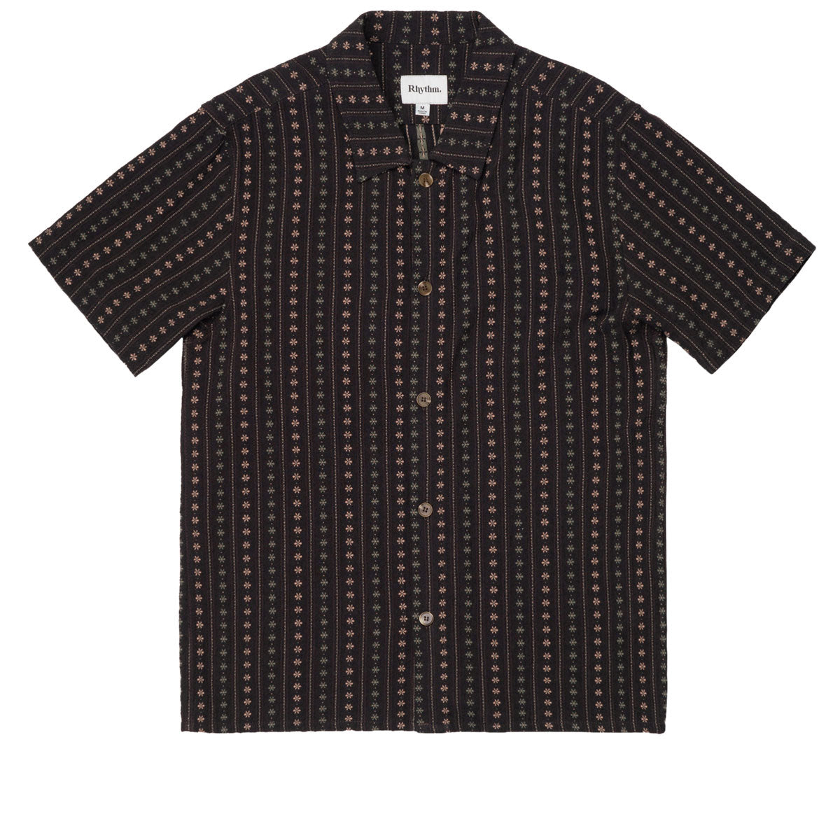 Rhythm Dakota Stripe Shirt - Chocolate image 5