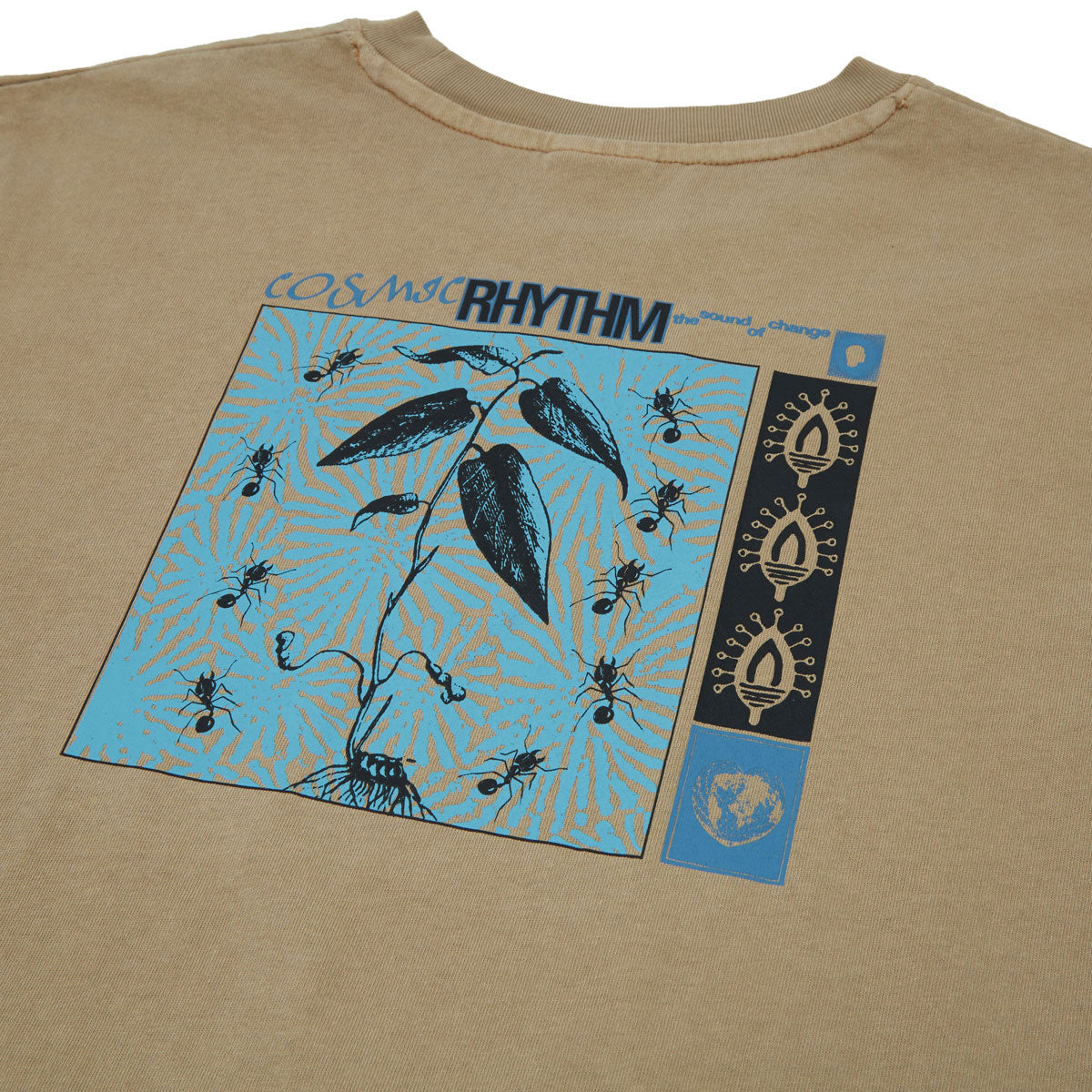 Rhythm Subterranean Vintage T-Shirt - Macadamia image 4