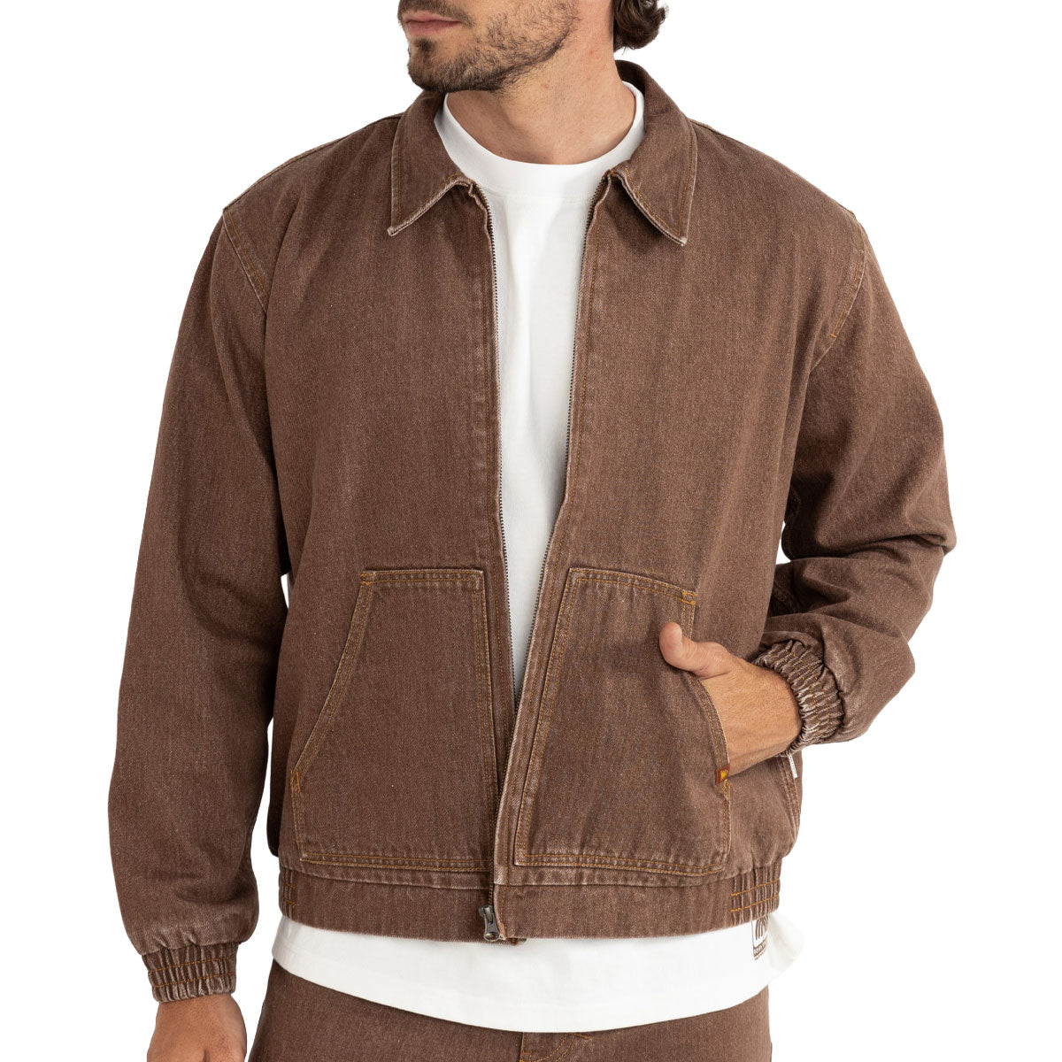 Rhythm Sundowner Denim Jacket - Tobacco image 1