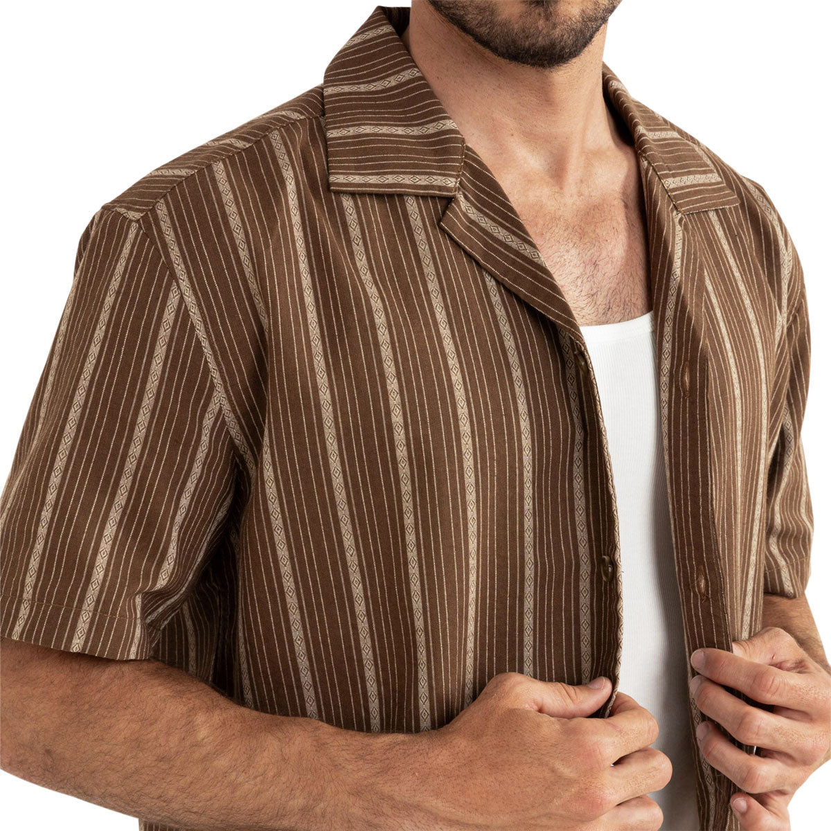 Rhythm West Winds Stripe Shirt - Earth image 3