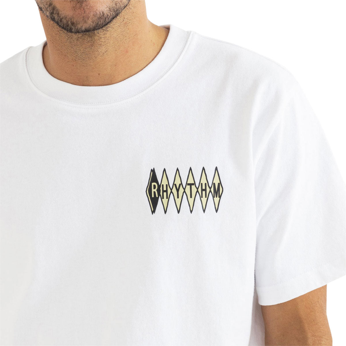 Rhythm Poolroom Vintage T-Shirt - White image 3