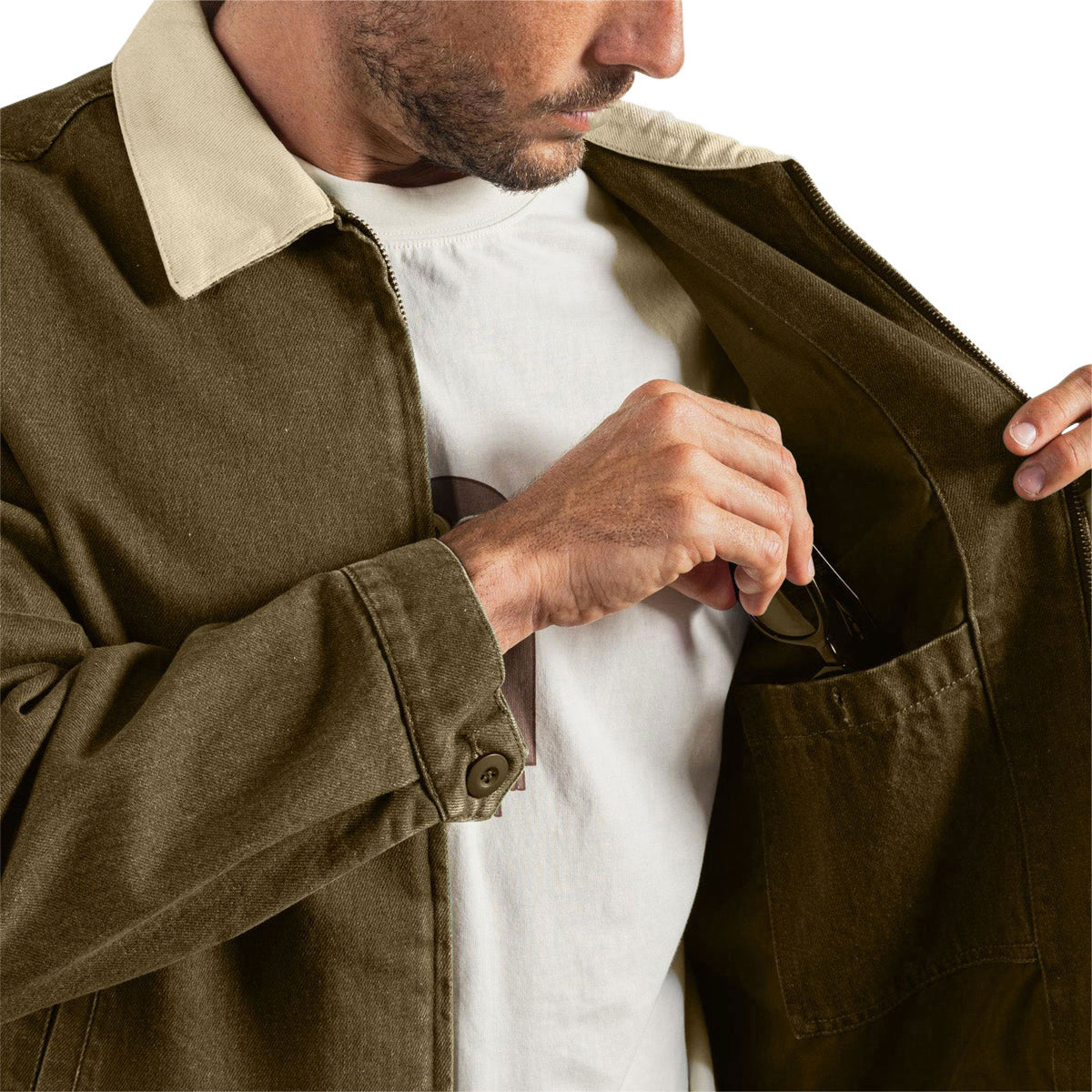 Rhythm Two Tone Jacket - Forest image 4