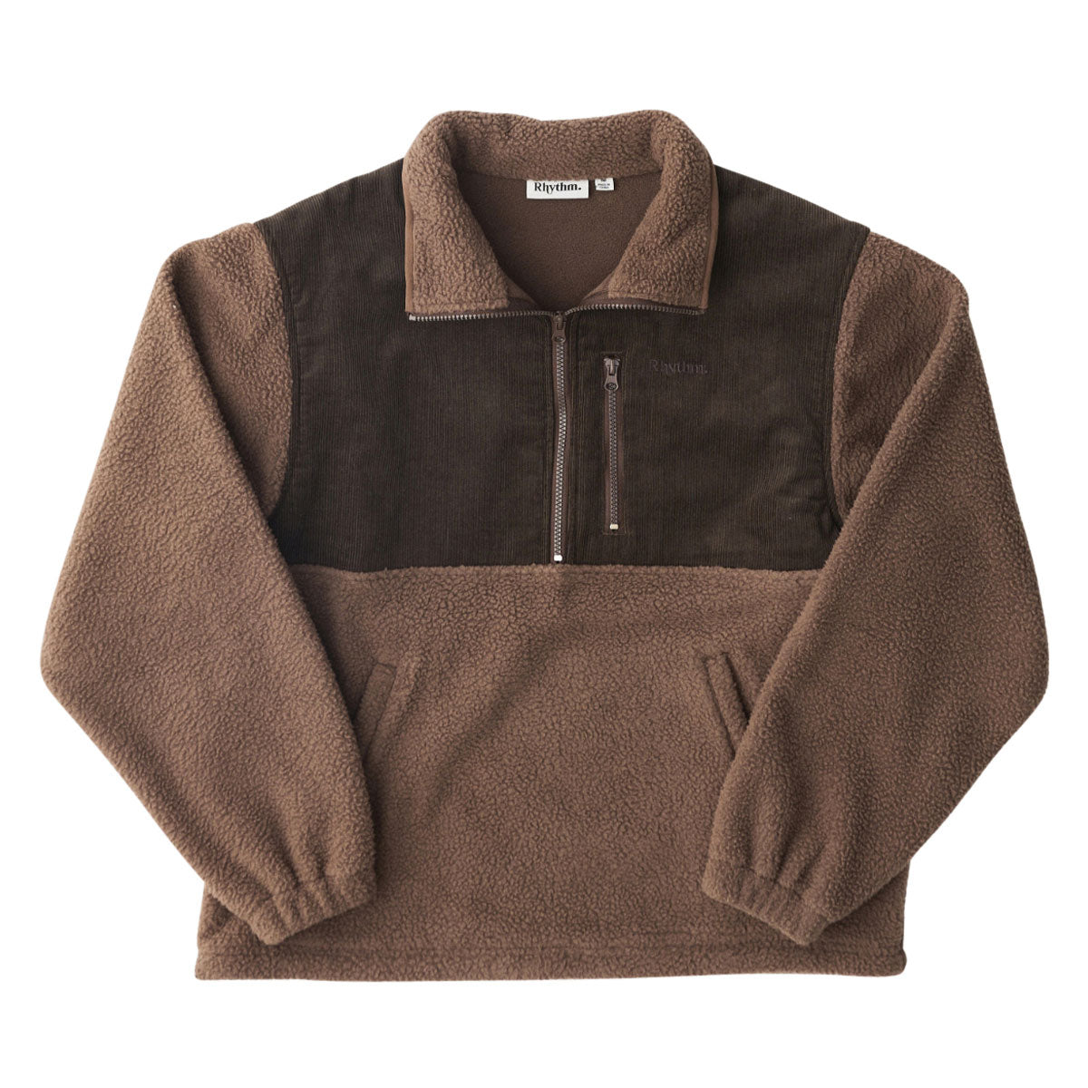 Rhythm Stables Half Zip Sweatshirt - Taupe image 5