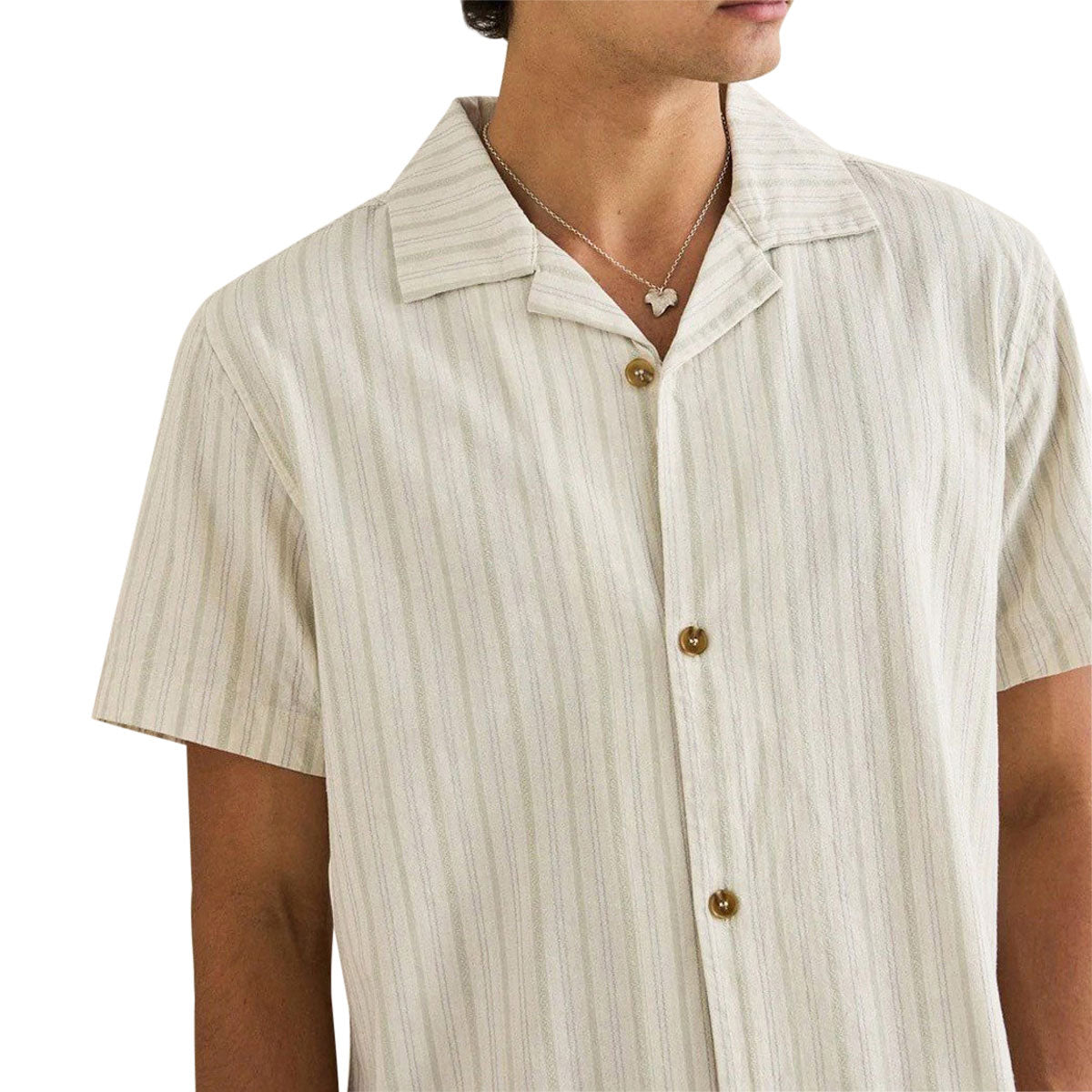 Rhythm Vacation Stripe Shirt - Natural II image 3