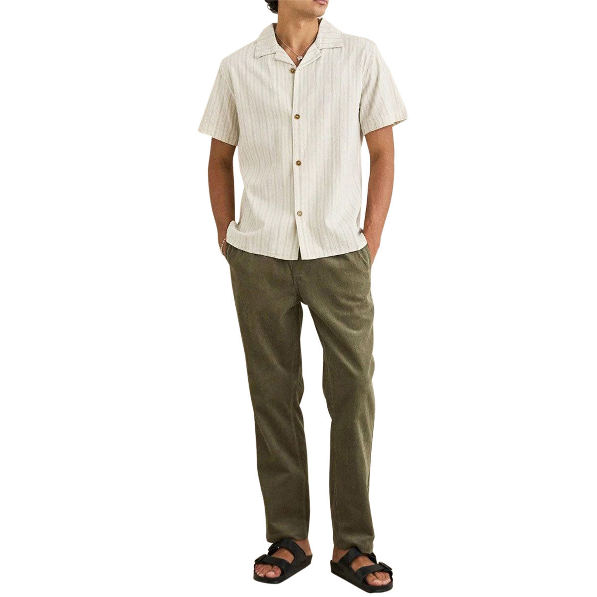 Rhythm Vacation Stripe Shirt - Natural II image 4