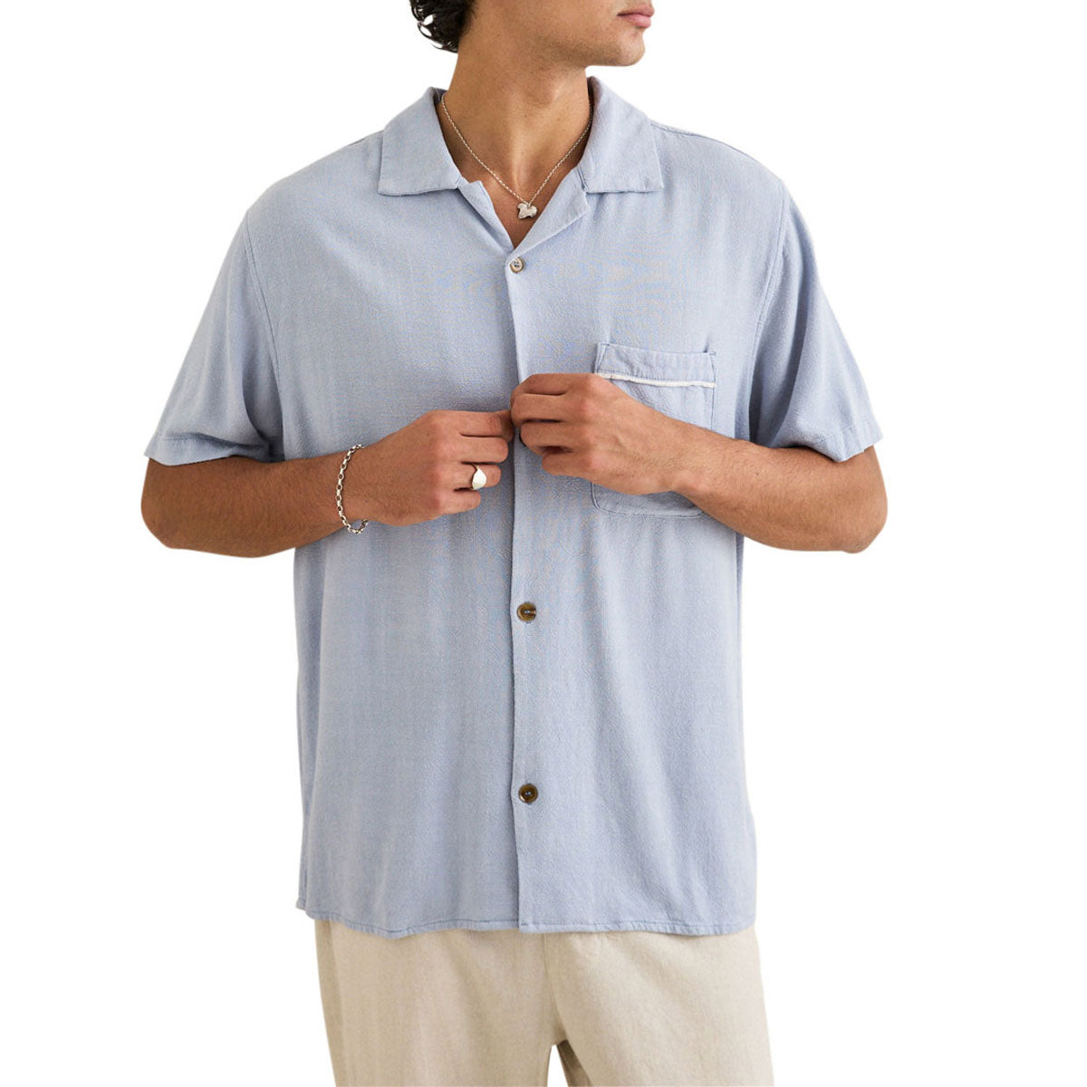 Rhythm Daytona Shirt - Sky image 4