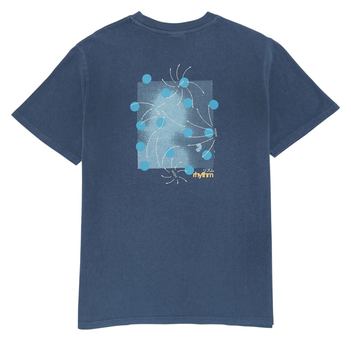 Rhythm High Vintage T-Shirt - Sea Blue image 2