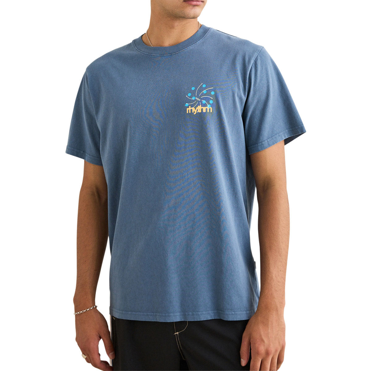 Rhythm High Vintage T-Shirt - Sea Blue image 3