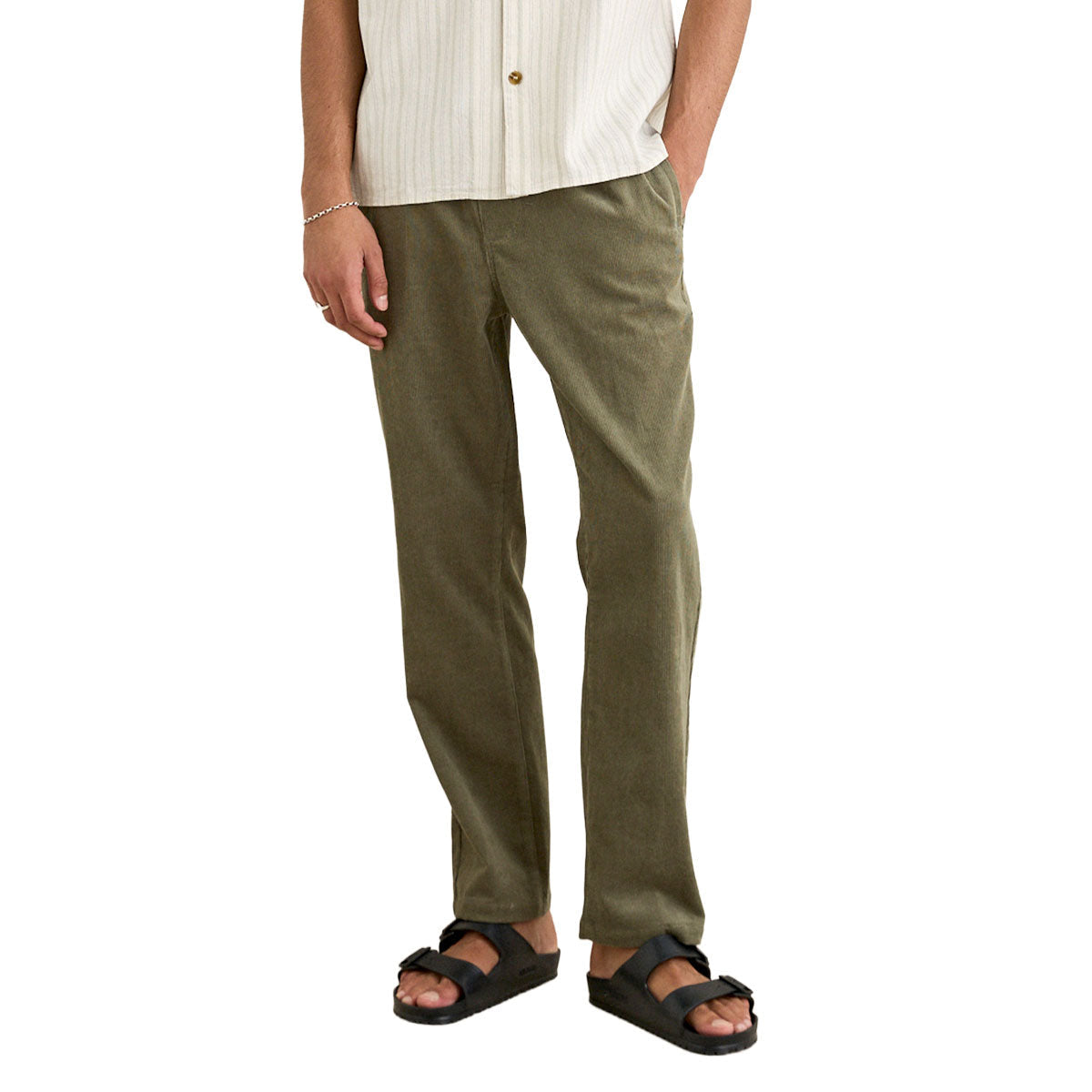 Rhythm Cord Jam Pants - Olive image 2