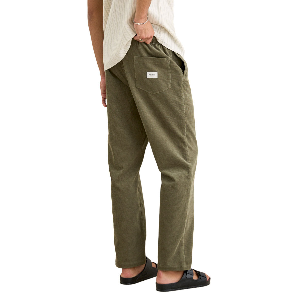 Rhythm Cord Jam Pants - Olive image 3