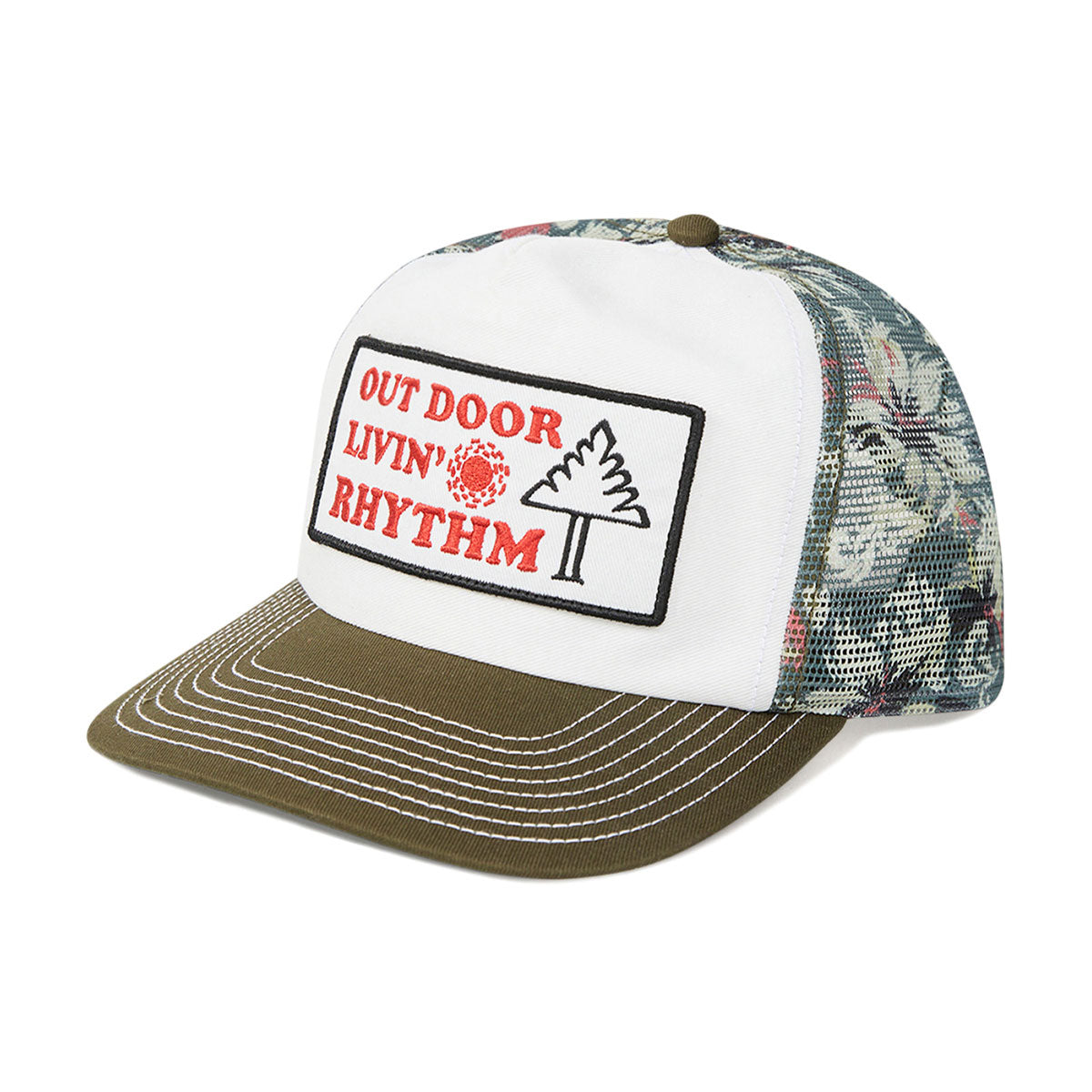 Rhythm Tropical Camo Trucker Hat - Camo image 1
