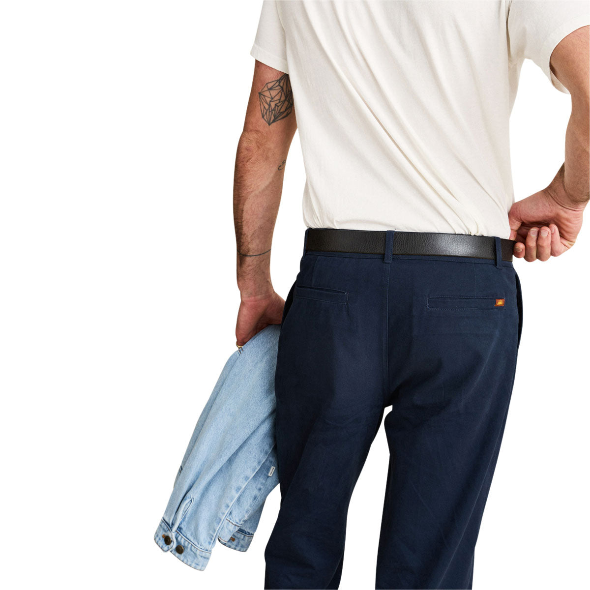 Rhythm Twill Pressed Trouser Pants - Navy image 2
