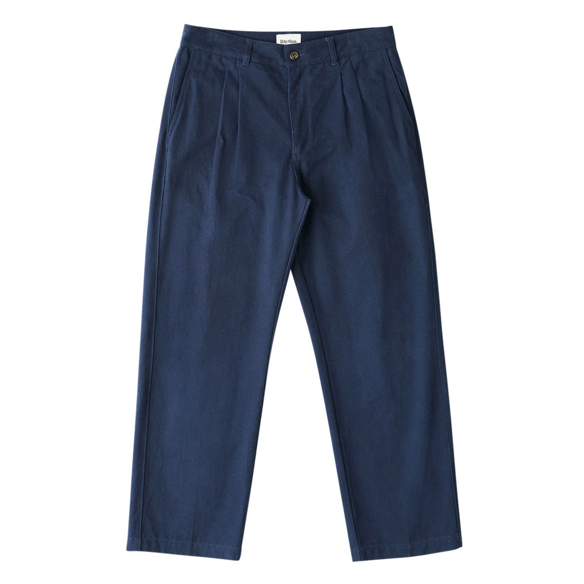 Rhythm Twill Pressed Trouser Pants - Navy image 5