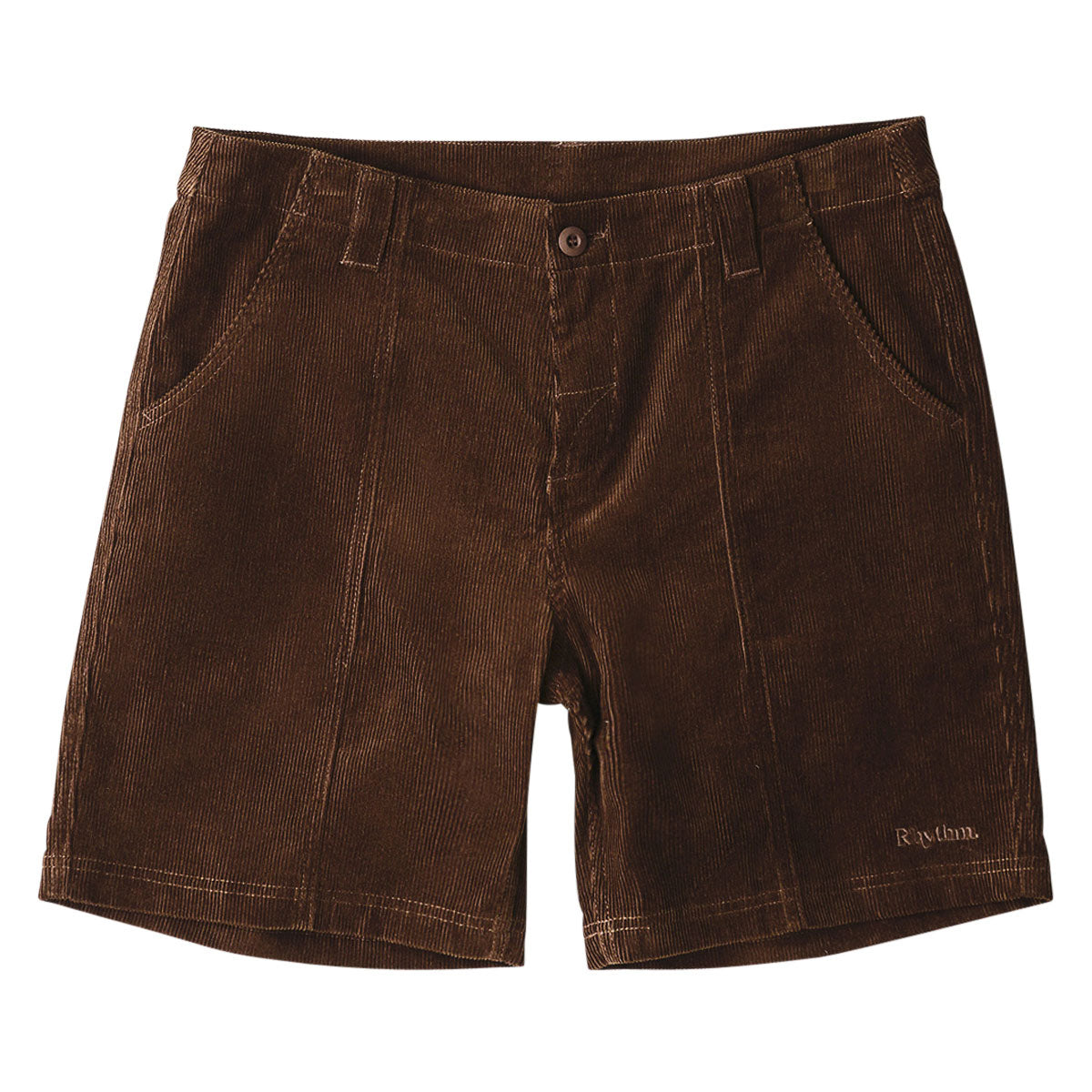 Rhythm Haight Cord Shorts - Chocolate image 1