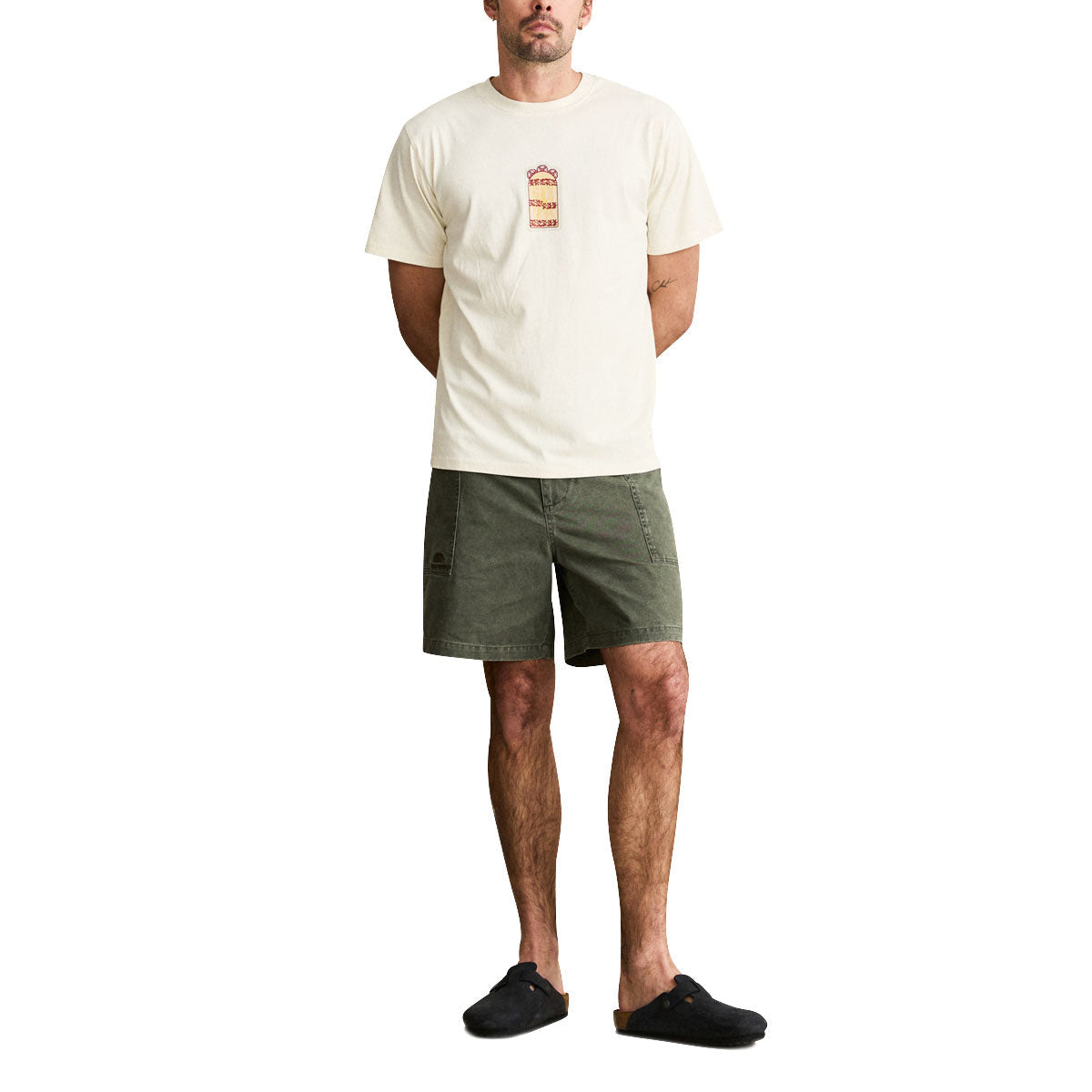 Rhythm Field Guide Walks Shorts - Stone image 4