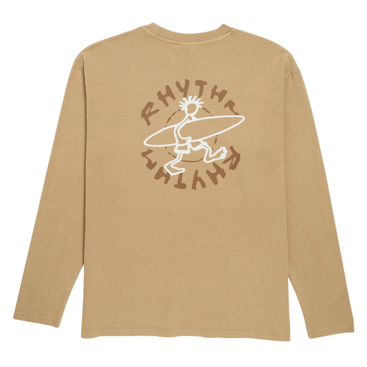 Rhythm Jaunt Vintage Long Sleeve T-Shirt - Macadamia image 1