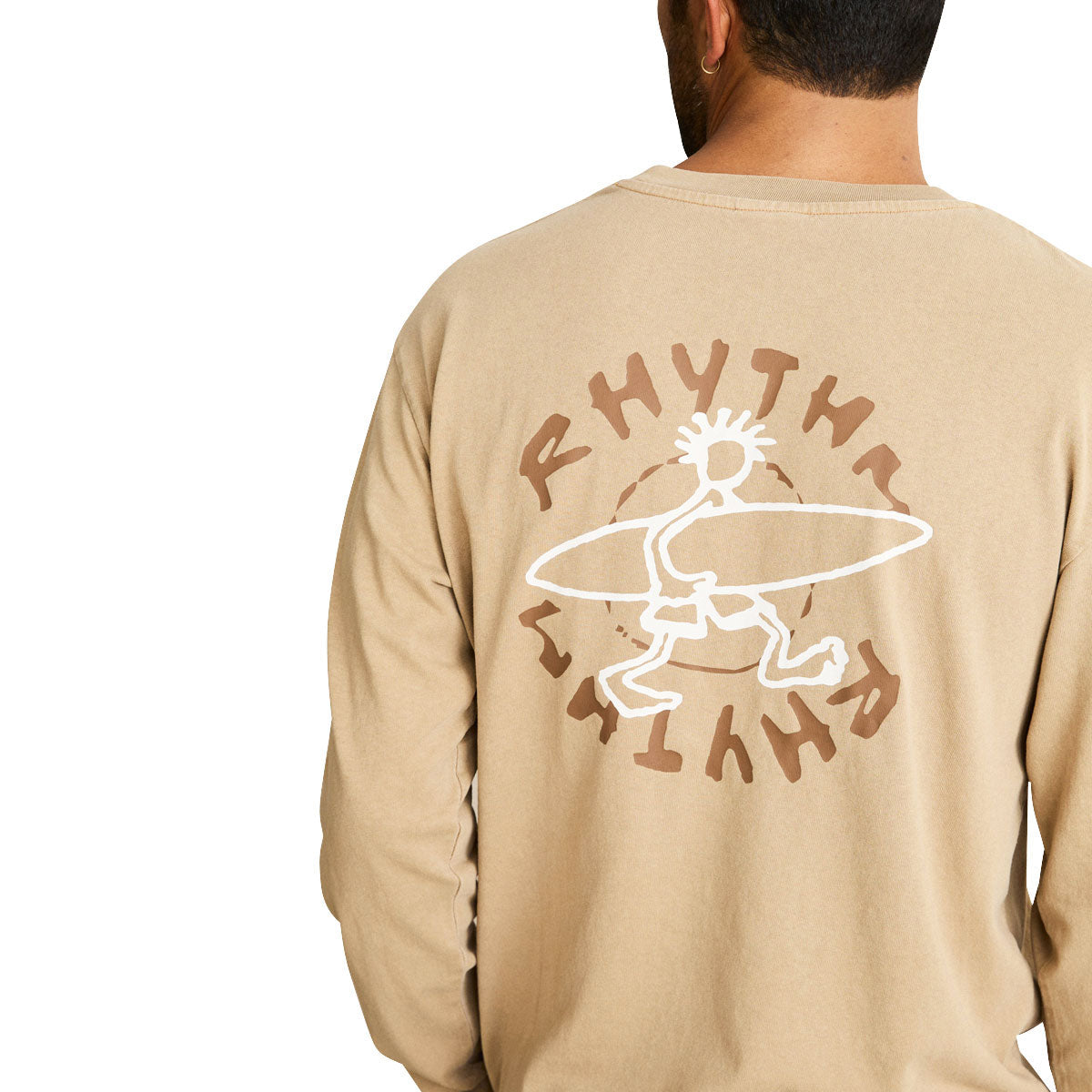Rhythm Jaunt Vintage Long Sleeve T-Shirt - Macadamia image 5