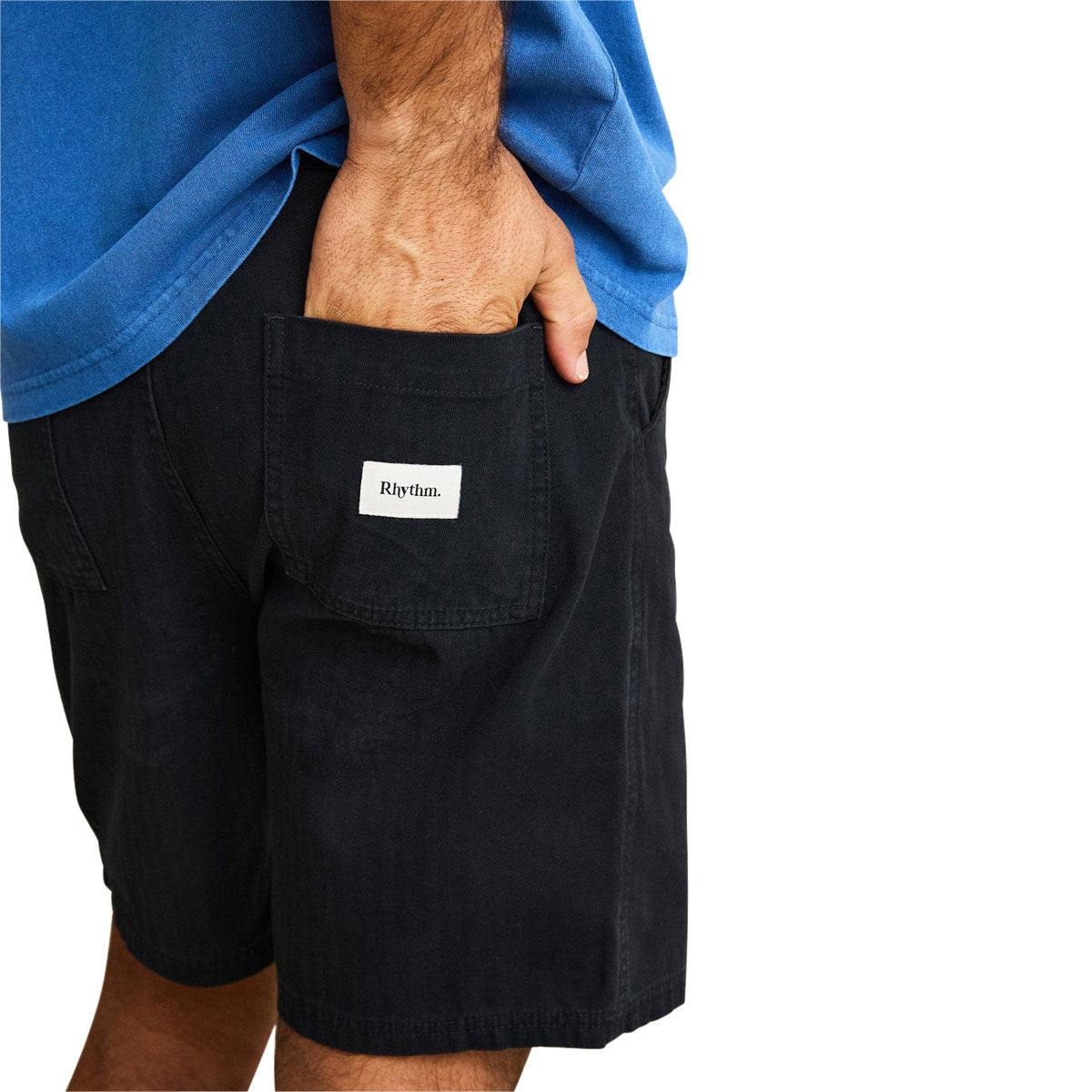Rhythm Haight Herringbone Shorts - Vintage Black image 3