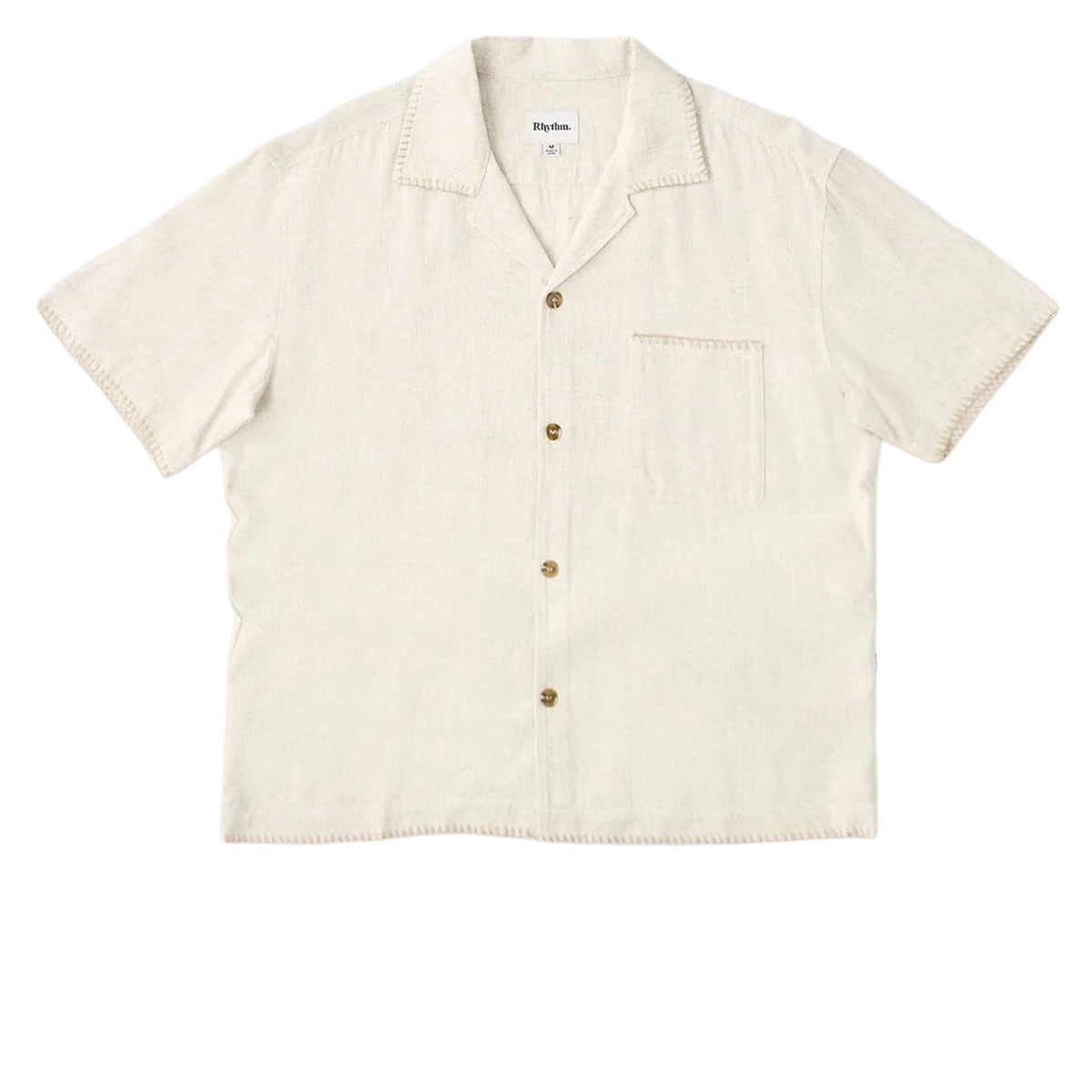 Rhythm Relaxed Whip Stitch Shirt - Natural image 2