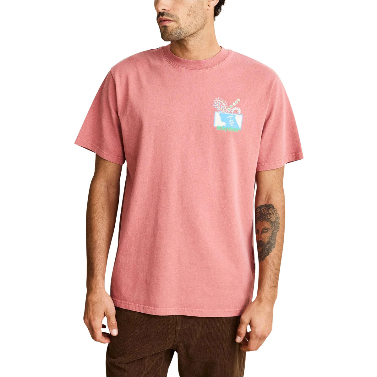 Rhythm Echoes Vintage T-Shirt - Dusty Rose image 5