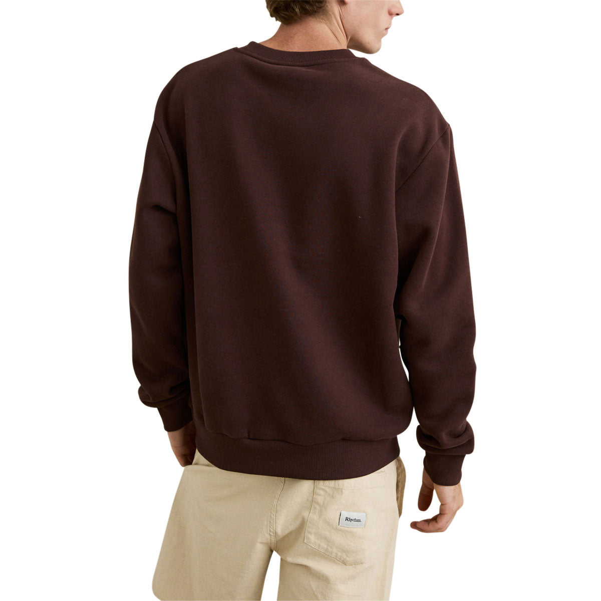 Rhythm Radio Sounds Fleece Crew Sweatshirt - Chestnut image 2