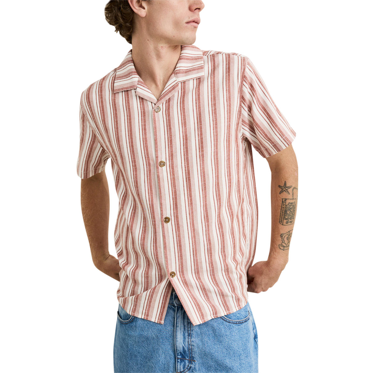 Rhythm Vacation Stripe Shirt - Natural 2026 image 1