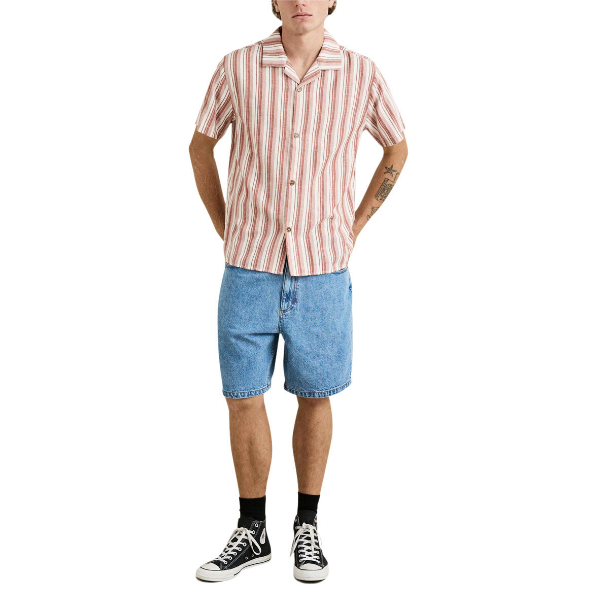 Rhythm Vacation Stripe Shirt - Natural 2026 image 4