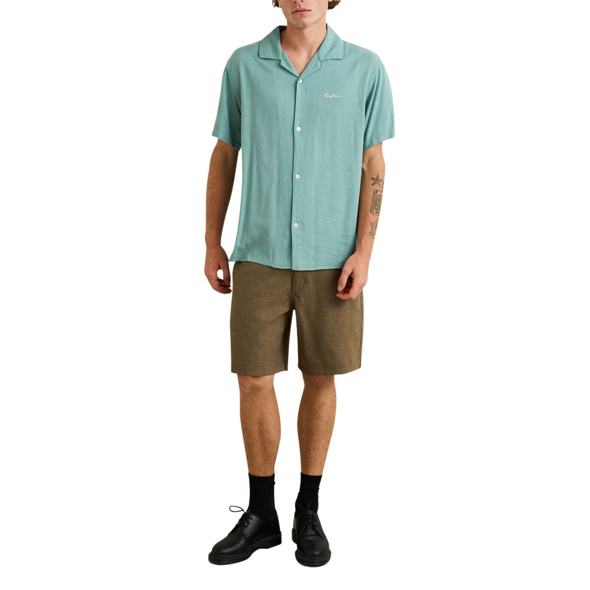 Rhythm Lucas Shirt - Seafoam image 4