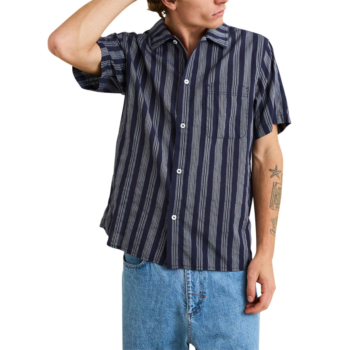 Rhythm Harbor Stripe Shirt - Navy image 1