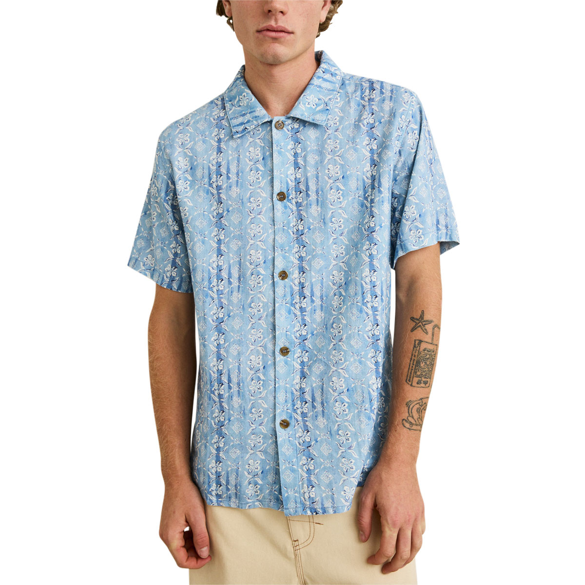 Rhythm Bayu Shirt - Blue image 1