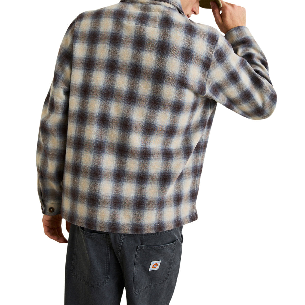 Rhythm Polar Bond Long Sleeve Flannel Shirt - Smoke image 2