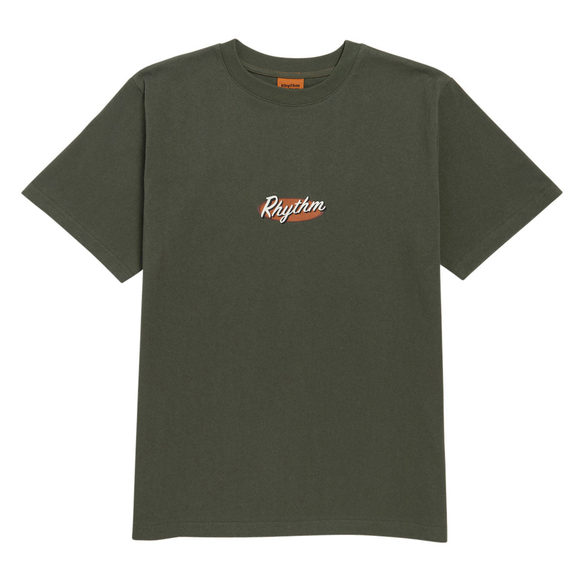 Rhythm Hallmark Heavy Vintage Embroidered T-Shirt - Silver Pine image 1