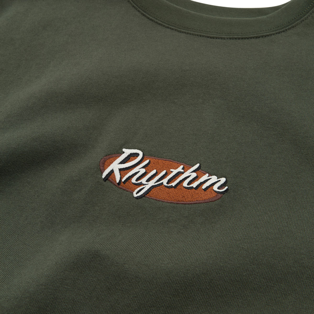 Rhythm Hallmark Heavy Vintage Embroidered T-Shirt - Silver Pine image 2