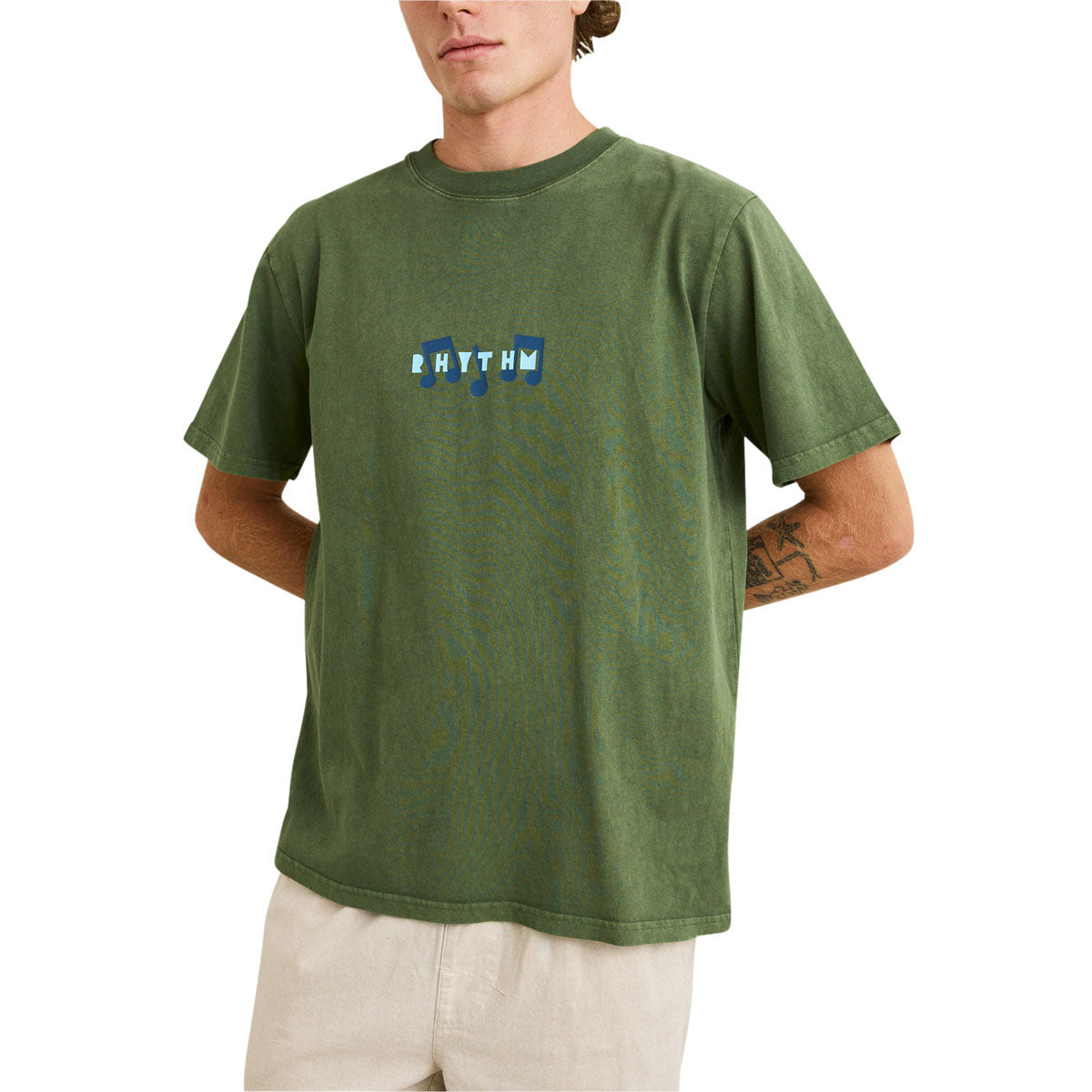 Rhythm Radio Sounds Vintage T-Shirt - Dill image 2