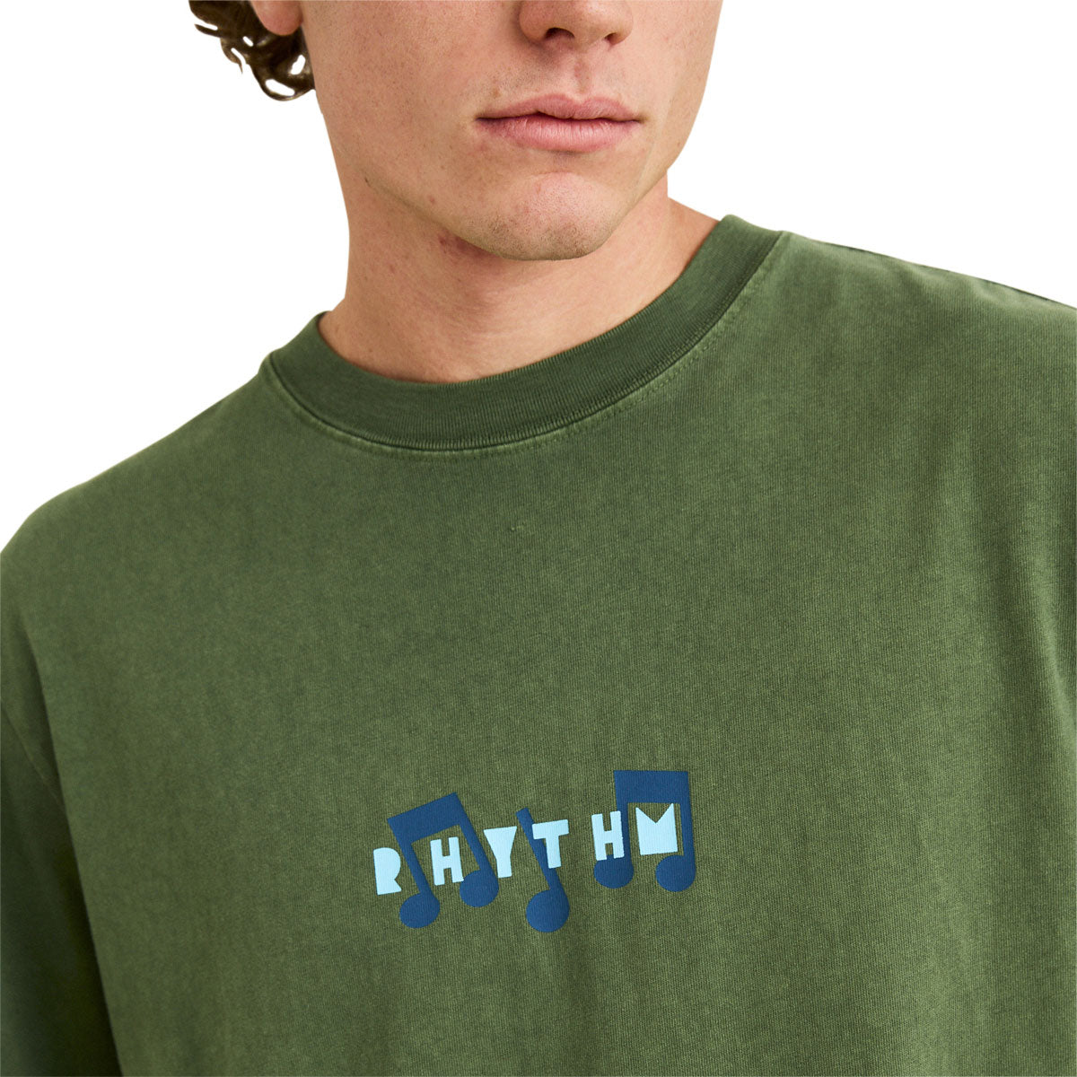 Rhythm Radio Sounds Vintage T-Shirt - Dill image 4