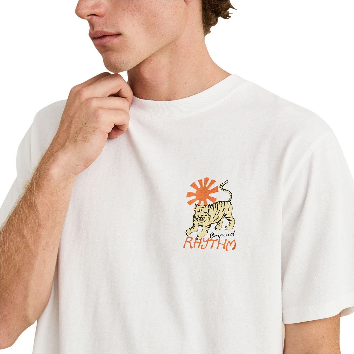 Rhythm Tiger Vintage T-Shirt - Vintage White image 4